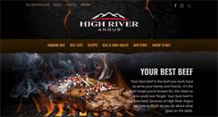 Desktop Screenshot of highriverangus.com