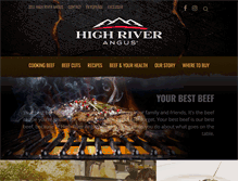 Tablet Screenshot of highriverangus.com